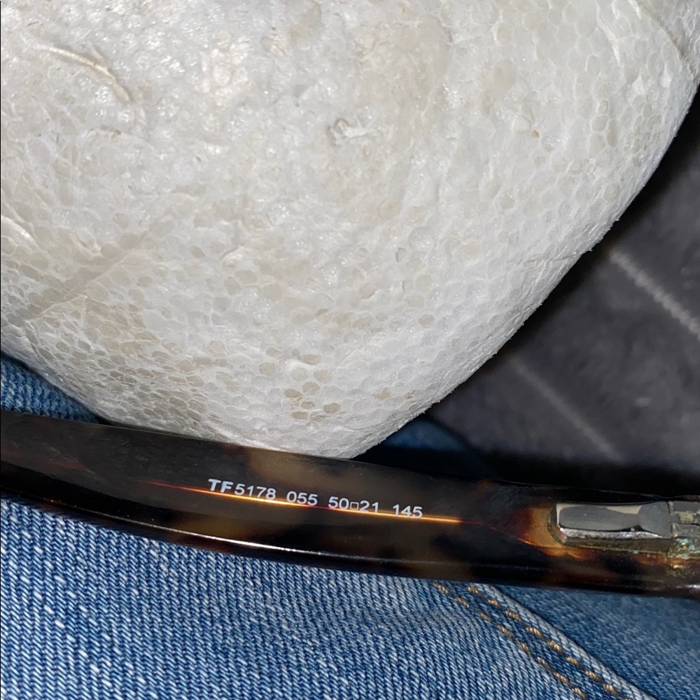 TOM FORD TORTOISE FRAMES EYEGLASSES WITH CASE - image 6